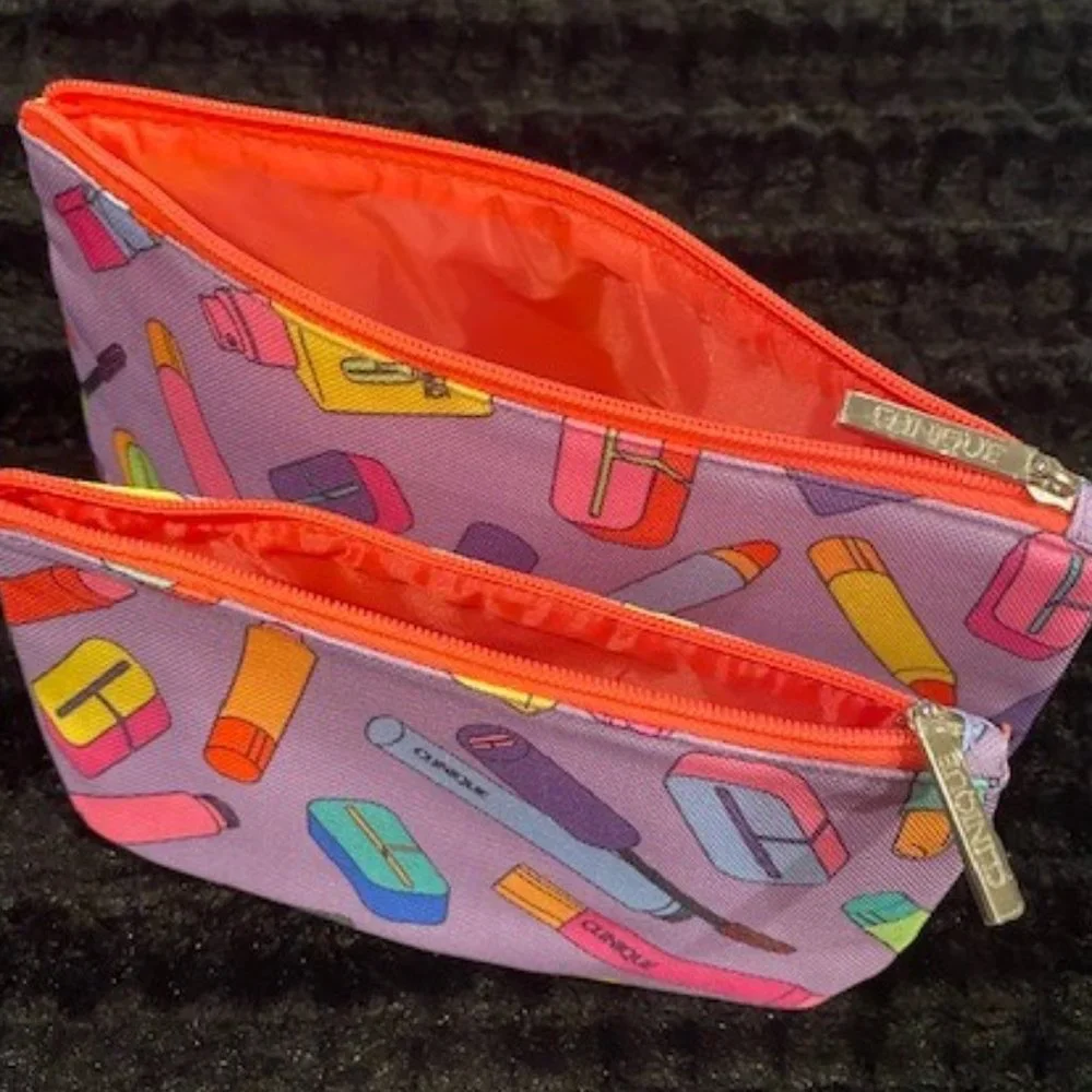 CLINIQUE Cosmetic Bags (set of three)